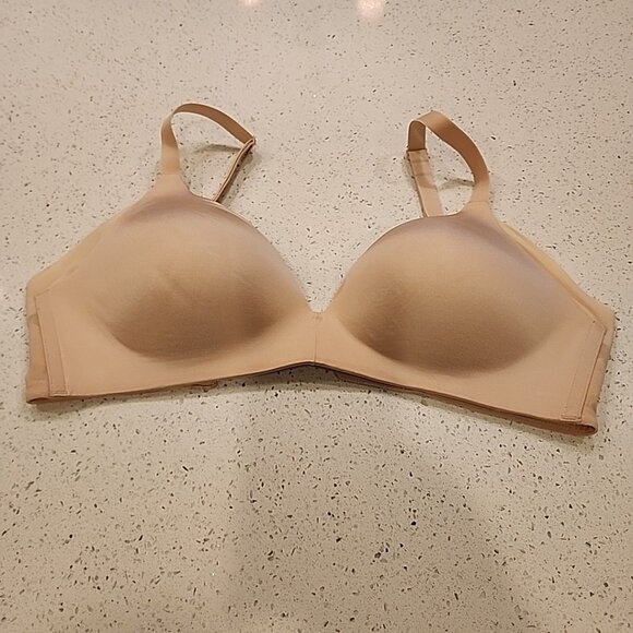 Wacoal Bra 32DD Nude Wireless Lined 852281 - Picture 1 of 3